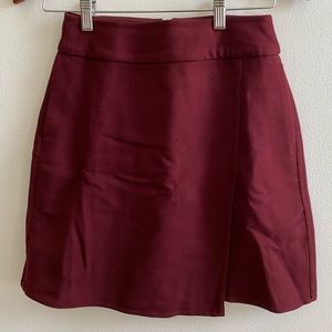 Uniqlo wool/flannel mini skirt